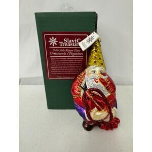 Slavic Treasures LOBSTER LIMBO Santa Christmas Ornament Figurine NWB